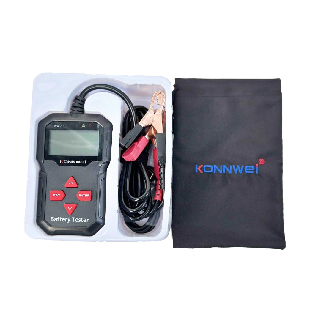 Тестер за акумулатор Konnwei, Напрежение 12V, Входно напрежение, 8V-16V